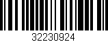 Código de barras (EAN, GTIN, SKU, ISBN): '32230924'