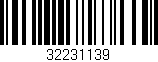 Código de barras (EAN, GTIN, SKU, ISBN): '32231139'