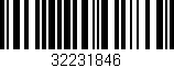 Código de barras (EAN, GTIN, SKU, ISBN): '32231846'