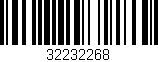 Código de barras (EAN, GTIN, SKU, ISBN): '32232268'