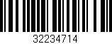 Código de barras (EAN, GTIN, SKU, ISBN): '32234714'