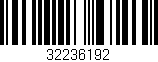 Código de barras (EAN, GTIN, SKU, ISBN): '32236192'