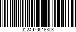 Código de barras (EAN, GTIN, SKU, ISBN): '3224078916606'