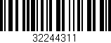 Código de barras (EAN, GTIN, SKU, ISBN): '32244311'