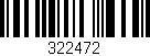 Código de barras (EAN, GTIN, SKU, ISBN): '322472'