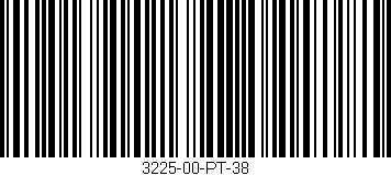 Código de barras (EAN, GTIN, SKU, ISBN): '3225-00-PT-38'