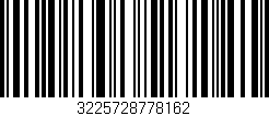 Código de barras (EAN, GTIN, SKU, ISBN): '3225728778162'
