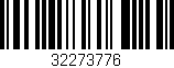 Código de barras (EAN, GTIN, SKU, ISBN): '32273776'