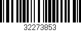 Código de barras (EAN, GTIN, SKU, ISBN): '32273853'