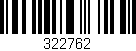 Código de barras (EAN, GTIN, SKU, ISBN): '322762'