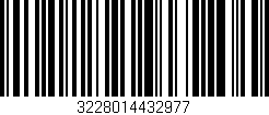 Código de barras (EAN, GTIN, SKU, ISBN): '3228014432977'