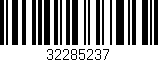 Código de barras (EAN, GTIN, SKU, ISBN): '32285237'