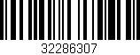Código de barras (EAN, GTIN, SKU, ISBN): '32286307'