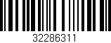 Código de barras (EAN, GTIN, SKU, ISBN): '32286311'
