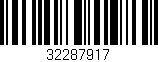 Código de barras (EAN, GTIN, SKU, ISBN): '32287917'