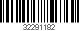 Código de barras (EAN, GTIN, SKU, ISBN): '32291182'