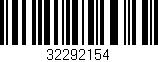 Código de barras (EAN, GTIN, SKU, ISBN): '32292154'