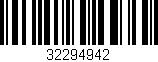 Código de barras (EAN, GTIN, SKU, ISBN): '32294942'