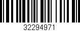 Código de barras (EAN, GTIN, SKU, ISBN): '32294971'