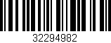 Código de barras (EAN, GTIN, SKU, ISBN): '32294982'