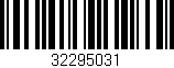 Código de barras (EAN, GTIN, SKU, ISBN): '32295031'