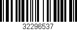 Código de barras (EAN, GTIN, SKU, ISBN): '32296537'