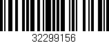 Código de barras (EAN, GTIN, SKU, ISBN): '32299156'