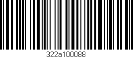 Código de barras (EAN, GTIN, SKU, ISBN): '322a100088'