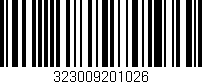 Código de barras (EAN, GTIN, SKU, ISBN): '323009201026'