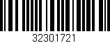 Código de barras (EAN, GTIN, SKU, ISBN): '32301721'