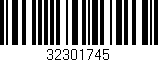 Código de barras (EAN, GTIN, SKU, ISBN): '32301745'