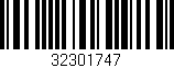 Código de barras (EAN, GTIN, SKU, ISBN): '32301747'