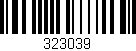 Código de barras (EAN, GTIN, SKU, ISBN): '323039'
