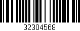 Código de barras (EAN, GTIN, SKU, ISBN): '32304568'