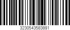 Código de barras (EAN, GTIN, SKU, ISBN): '3230543583891'