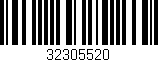 Código de barras (EAN, GTIN, SKU, ISBN): '32305520'