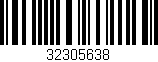 Código de barras (EAN, GTIN, SKU, ISBN): '32305638'