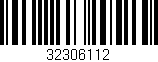Código de barras (EAN, GTIN, SKU, ISBN): '32306112'