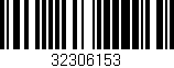 Código de barras (EAN, GTIN, SKU, ISBN): '32306153'