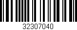 Código de barras (EAN, GTIN, SKU, ISBN): '32307040'