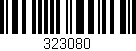 Código de barras (EAN, GTIN, SKU, ISBN): '323080'