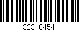 Código de barras (EAN, GTIN, SKU, ISBN): '32310454'