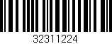 Código de barras (EAN, GTIN, SKU, ISBN): '32311224'