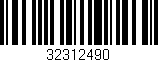 Código de barras (EAN, GTIN, SKU, ISBN): '32312490'