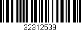 Código de barras (EAN, GTIN, SKU, ISBN): '32312539'