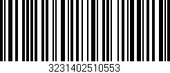 Código de barras (EAN, GTIN, SKU, ISBN): '3231402510553'