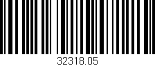 Código de barras (EAN, GTIN, SKU, ISBN): '32318.05'