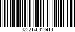 Código de barras (EAN, GTIN, SKU, ISBN): '3232140813418'