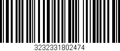 Código de barras (EAN, GTIN, SKU, ISBN): '3232331802474'