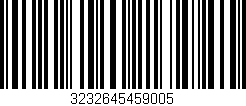 Código de barras (EAN, GTIN, SKU, ISBN): '3232645459005'